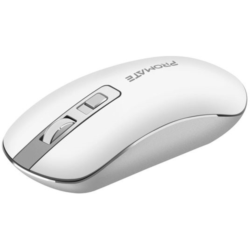 Promate Suave 2.4Ghz Wireless USB Mouse (White)