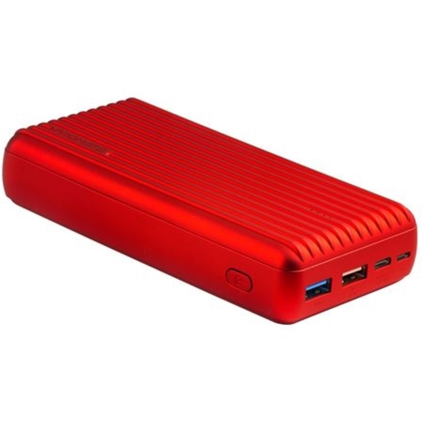 Promate Titan 30000mAh Portable Power Bank (Red)