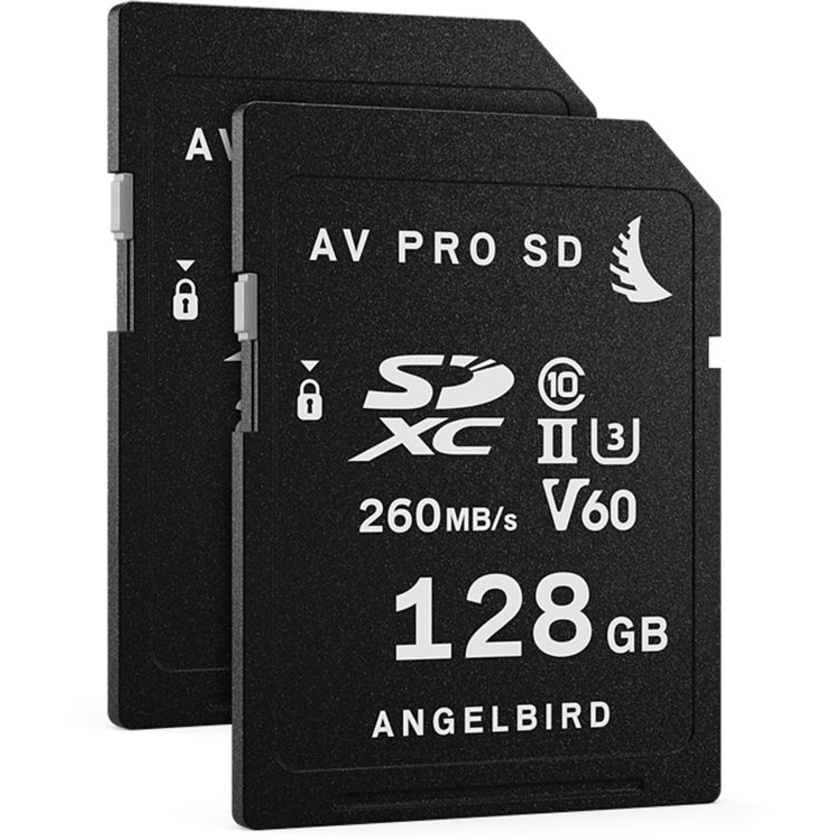 Angelbird 128GB AV Pro MK2 UHS-II / V60 SDXC Memory Card (2-Pack)