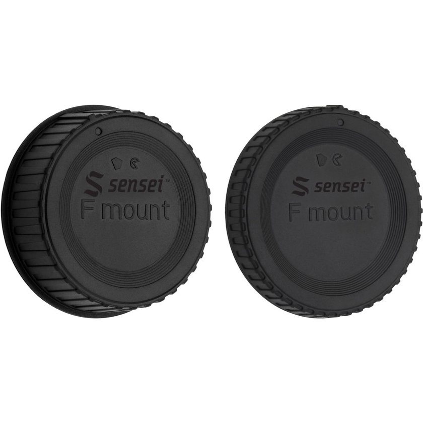 Sensei Body Cap and Rear Lens Cap Kit for Nikon F-Mount