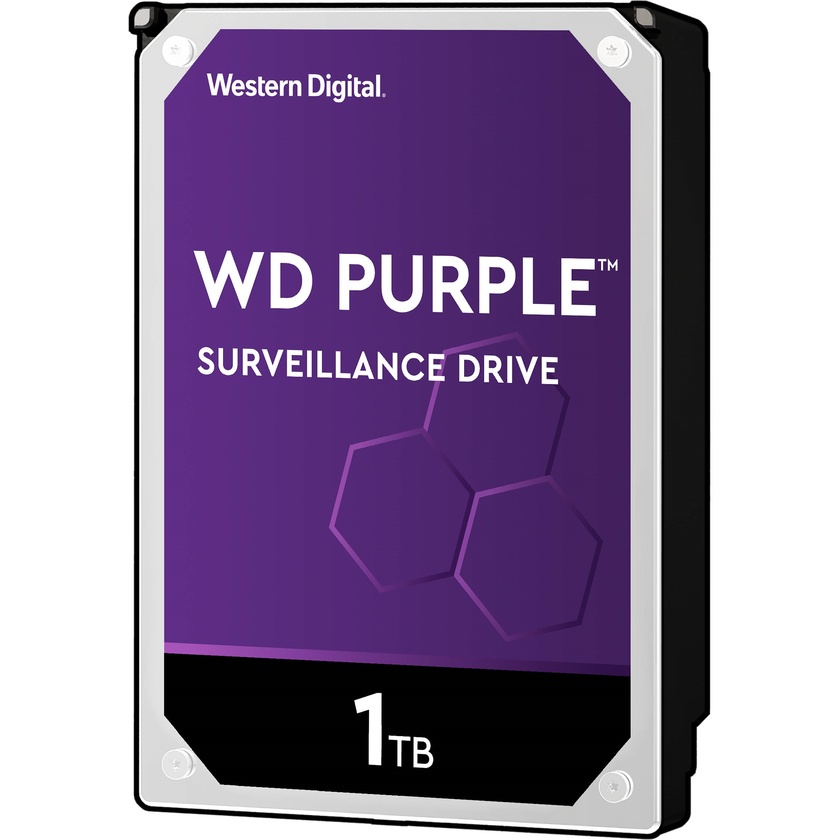 WD 1TB Purple 5400 rpm SATA III 3.5" Internal Surveillance Hard Drive (OEM)