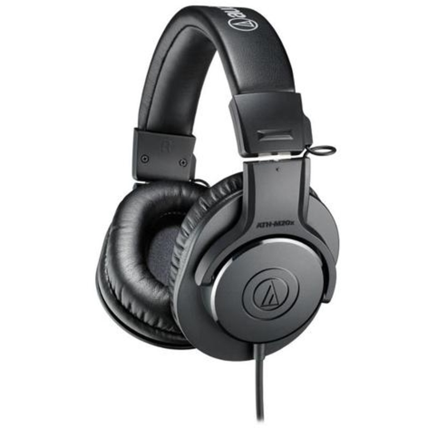 Audio-Technica ATH-M20x Closed-Back Monitor Headphones (Black)