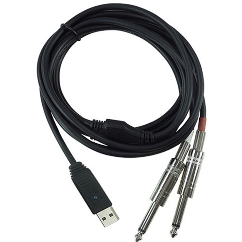 Behringer LINE 2 USB Stereo 1/4" Line to USB Interface Cable (6.6')