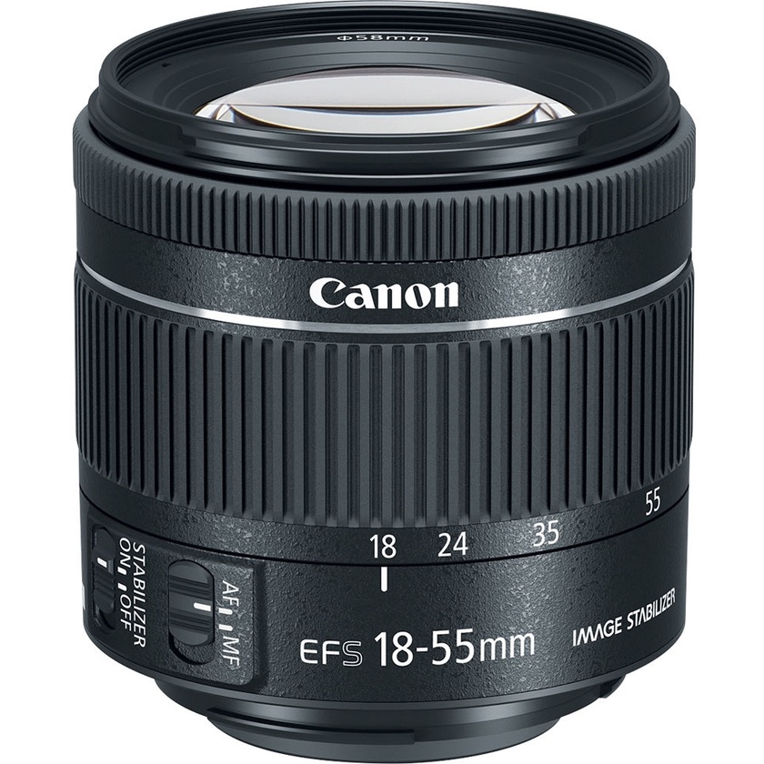 Canon EF-S 18-55mm f/4-5.6 IS STM Lens - Open Box special