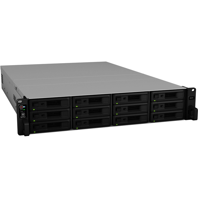 Synology RackStation RS2418+ 48TB 12-Bay NAS Enclosure (Enterprise Gold)