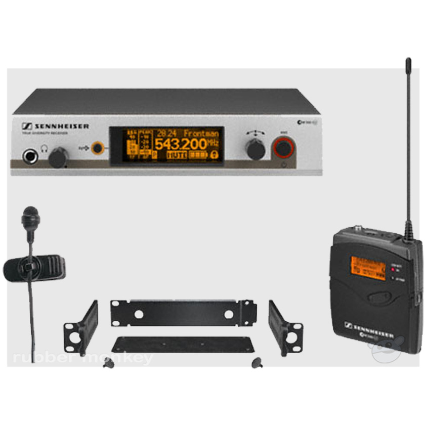 Sennheiser EW322 G3-D - Cardioid Lapel Microphone Presenter System