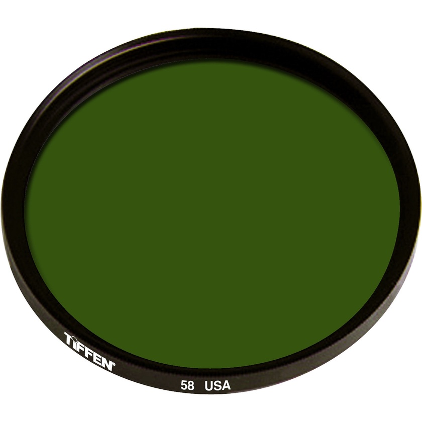 Tiffen 58mm Green 58 Glass Filter for Black & White Film