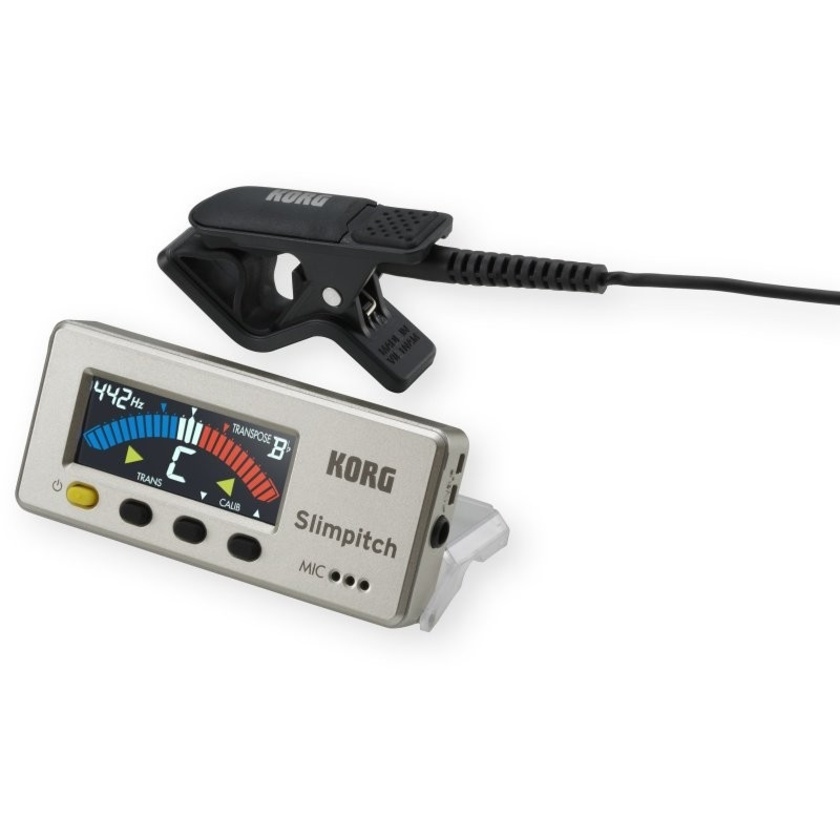 Korg Slimpitch Chromatic Tuner with Contact Mic (Pearl Gold)