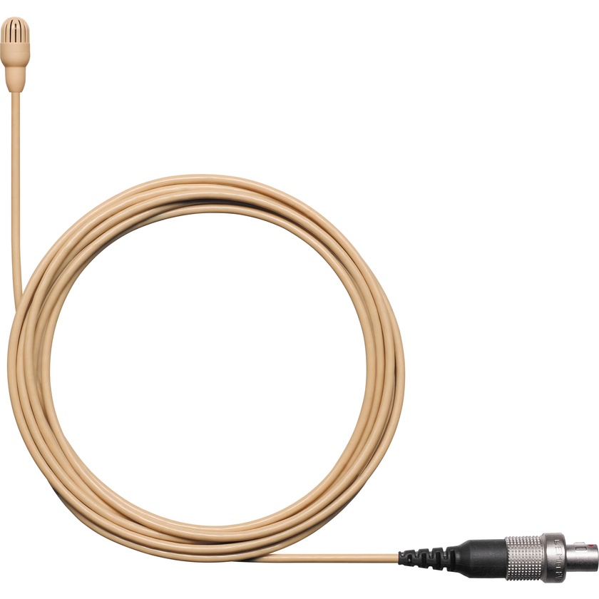 Shure TwinPlex TL47 Omnidirectional Lavalier Microphone with Accessories (LEMO, Tan)