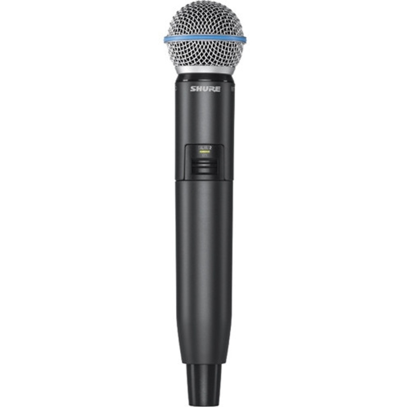 Shure GLXD2/B58 Digital Wireless Handheld Microphone Transmitter with Beta 58A Capsule (2.4 GHz)