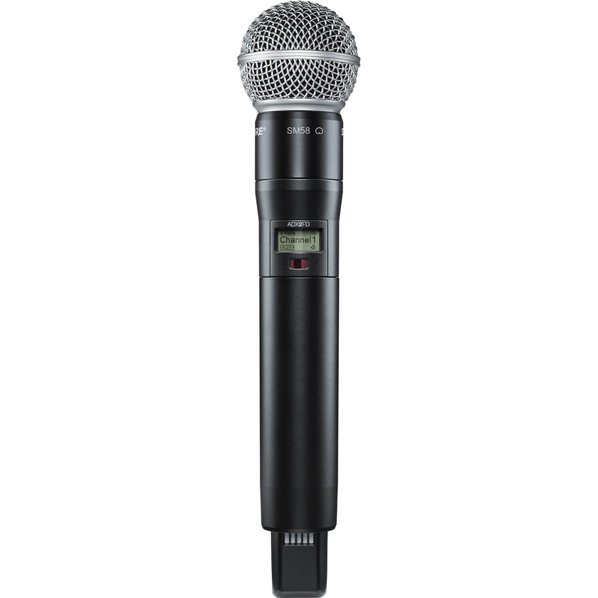 Shure ADX2FD/SM58 Digital Handheld Wireless Microphone Transmitter with SM58 Capsule