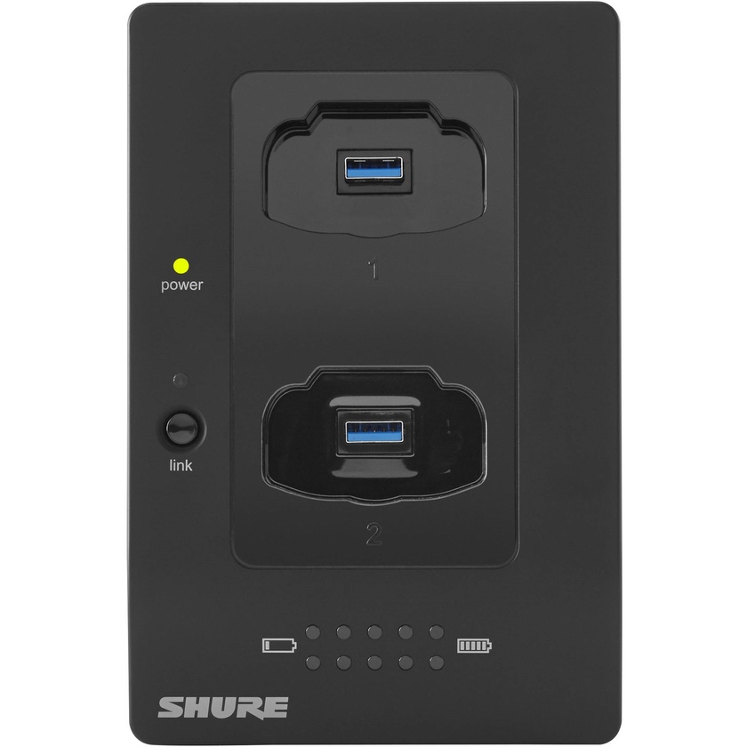 Shure MXWNCS2 Networked 2-Port Charging Station
