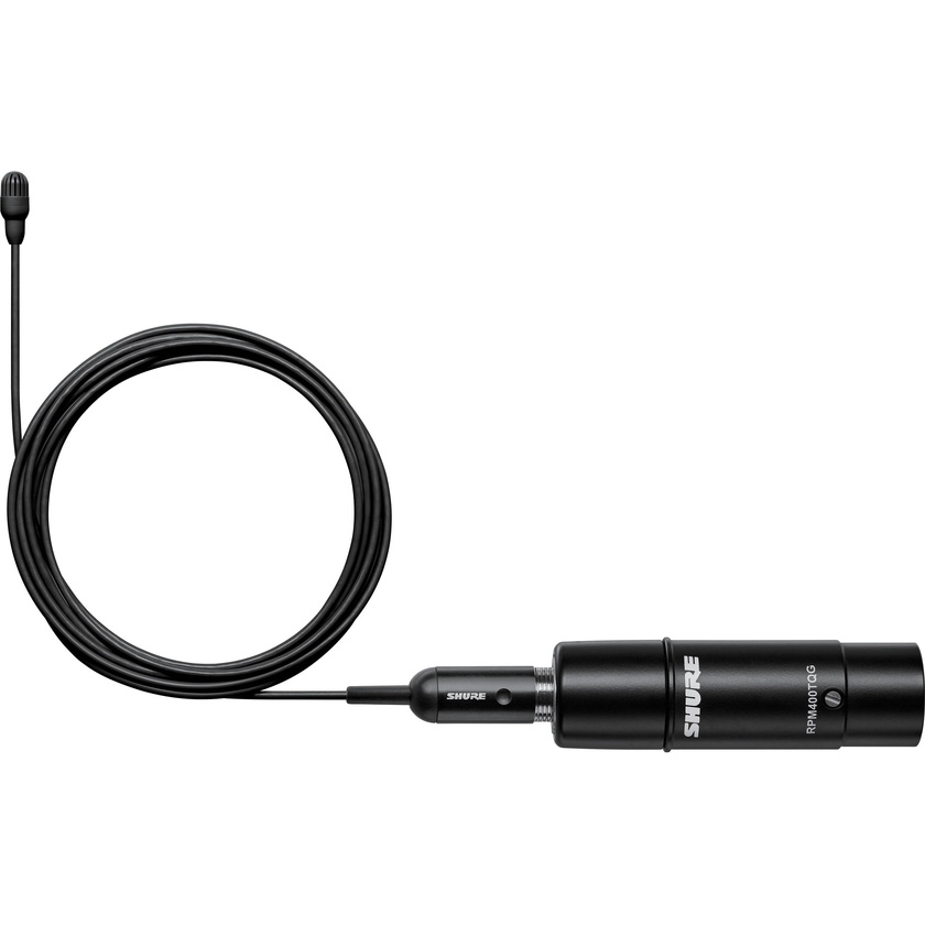 Shure TwinPlex TL47 Omnidirectional Lavalier Microphone with Accessories (XLR, Black)