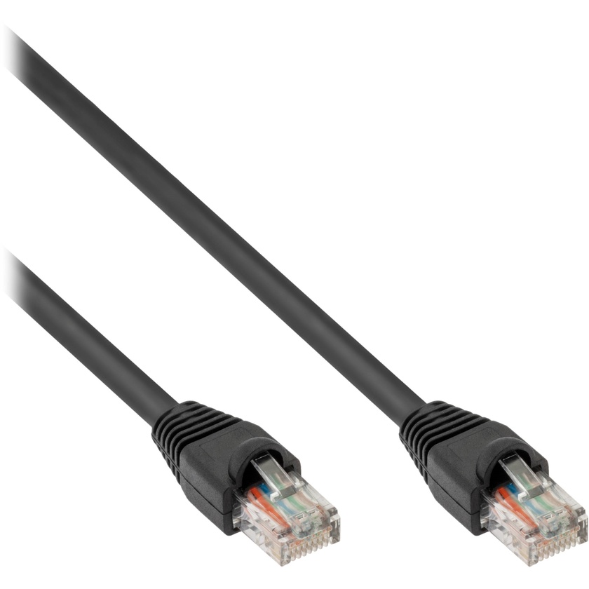 Pearstone Cat 5e Snagless Patch Cable (150', Black)