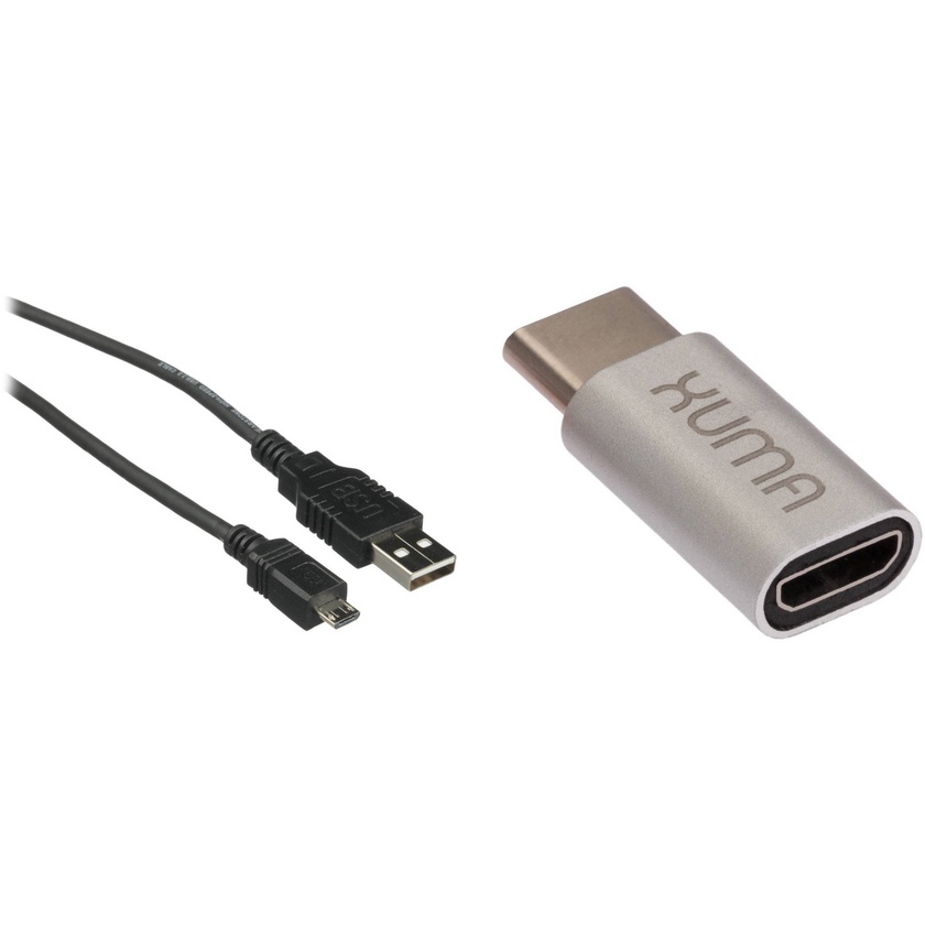 Pearstone USB 2.0 Type-A Male to Micro-USB Male Cable Kit