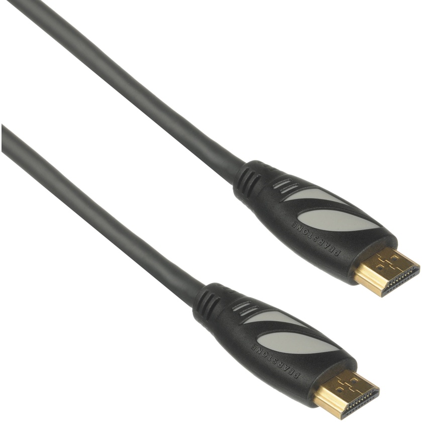 Pearstone HDA-103 High-Speed HDMI Cable with Ethernet (Black, 3')
