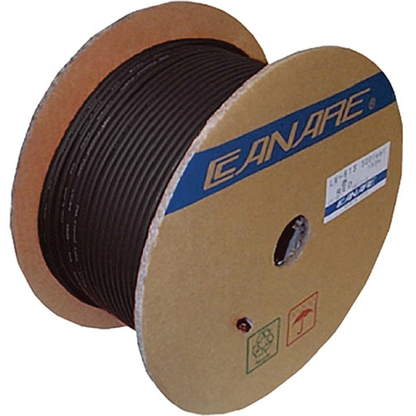 Canare L-4CHD Video Coaxial Cable (984.25', Black)