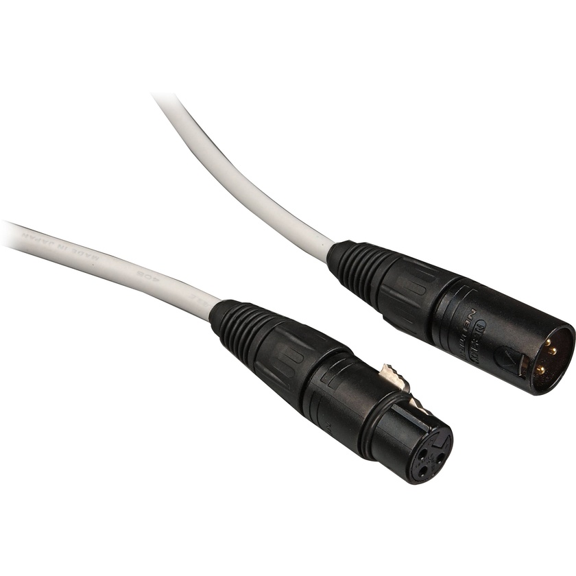 Canare L-4E6S Star Quad XLRM to XLRF Microphone Cable - 6' (White)