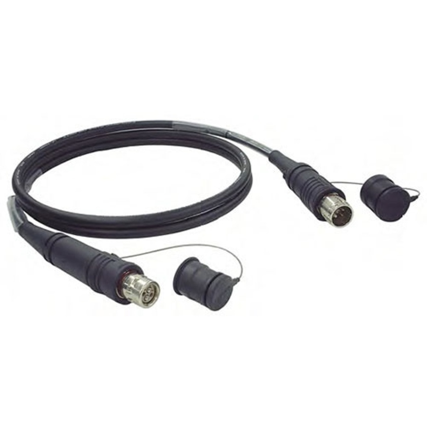 Canare Hybrid Fiber Optic Camera-Cable Assembly w/ FCMA & FCFA Connectors (328')