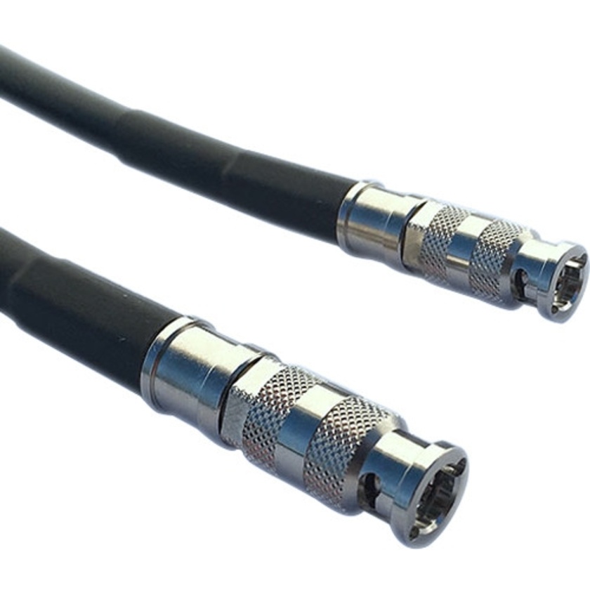 Canare Mini RG59 12G-SDI / UHD 4K Micro BNC to Micro BNC Cable (10 Feet)