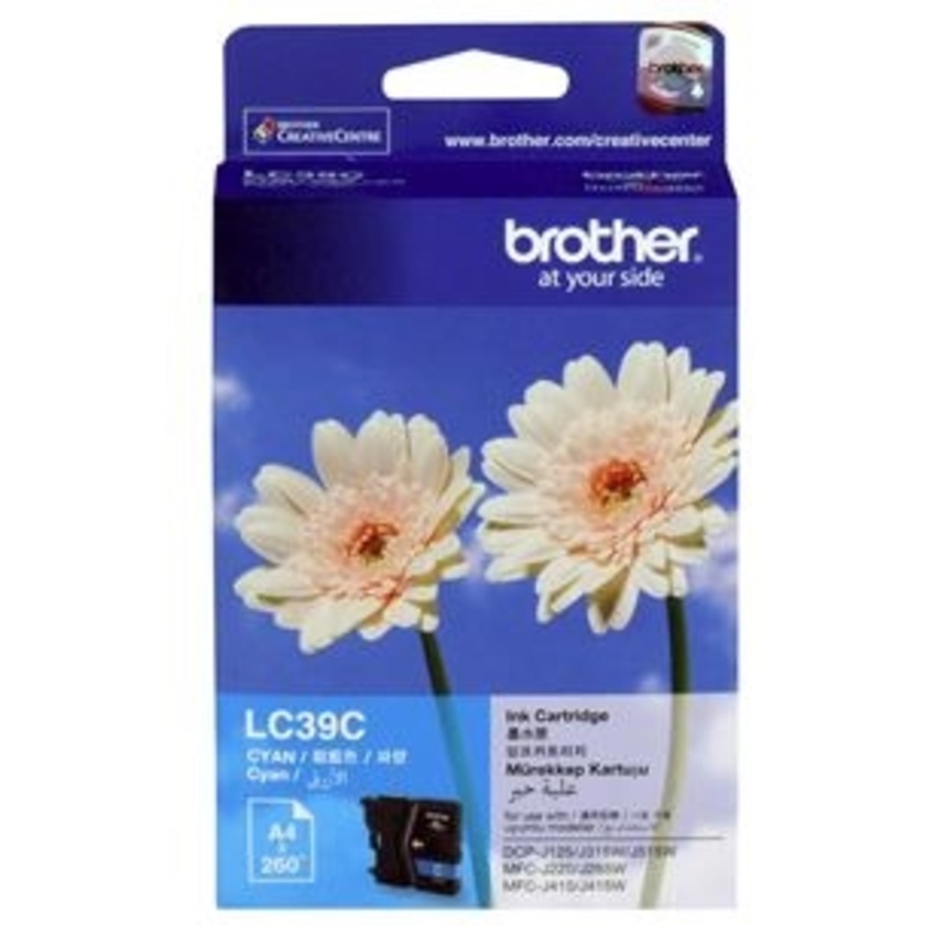 Brother LC39C Cyan Ink Cartridge