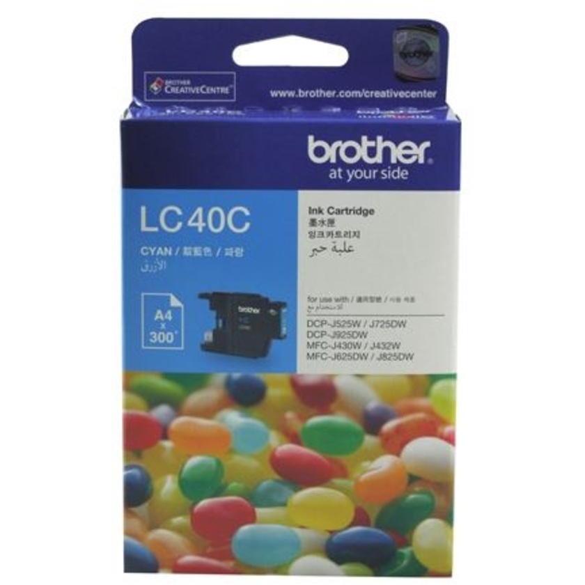 Brother LC40C Cyan Ink Cartridge