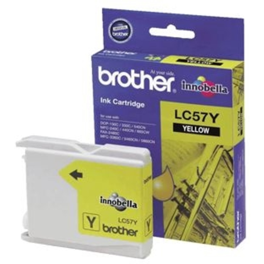 Brother LC57Y Yellow Ink Cartridge