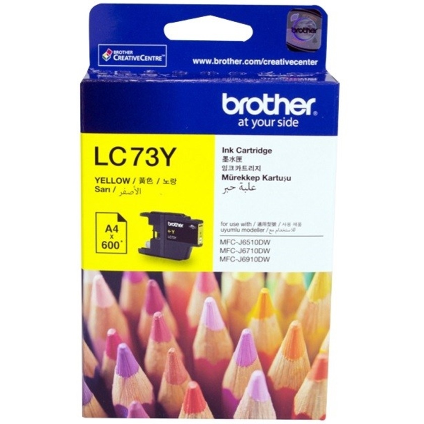 Brother LC73Y Yellow Ink Cartridge