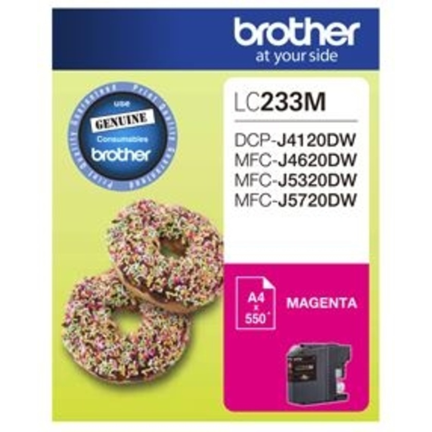 Brother LC233M Magenta Ink Cartridge