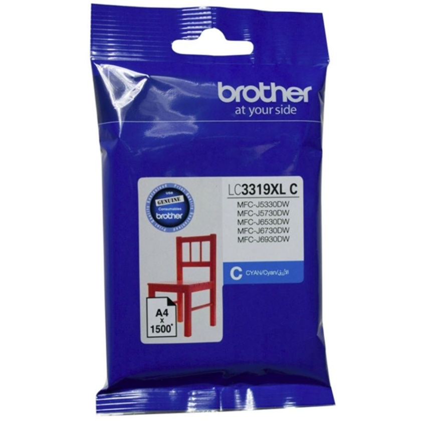 Brother LC3319XLC Cyan High Yield Ink Cartridge