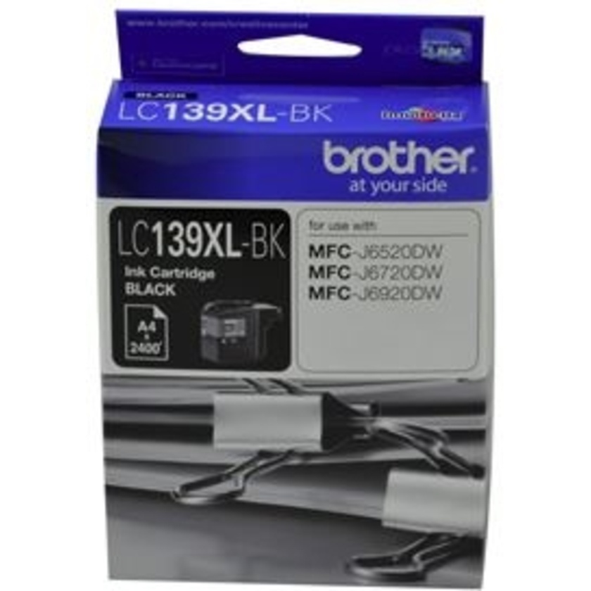 Brother LC139XLBK Black High Yield Ink Cartridge