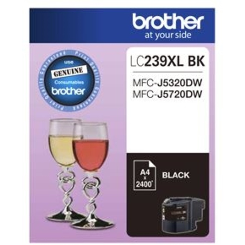 Brother LC239XLBK Black Super High Yield Ink Cartridge
