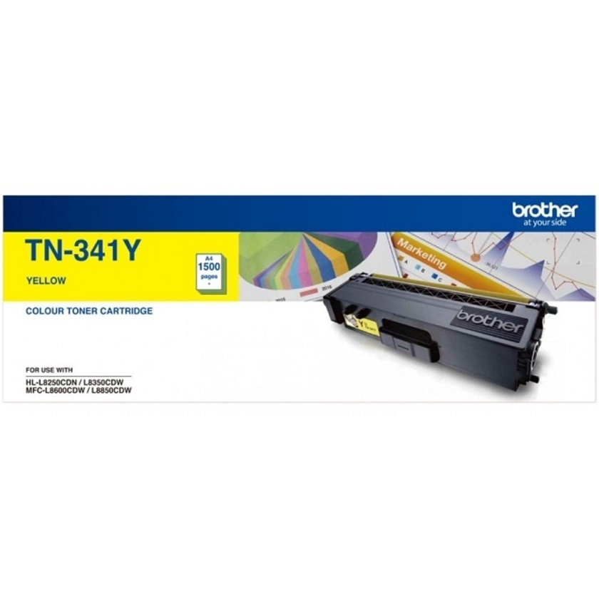 Brother TN-341Y Yellow Toner