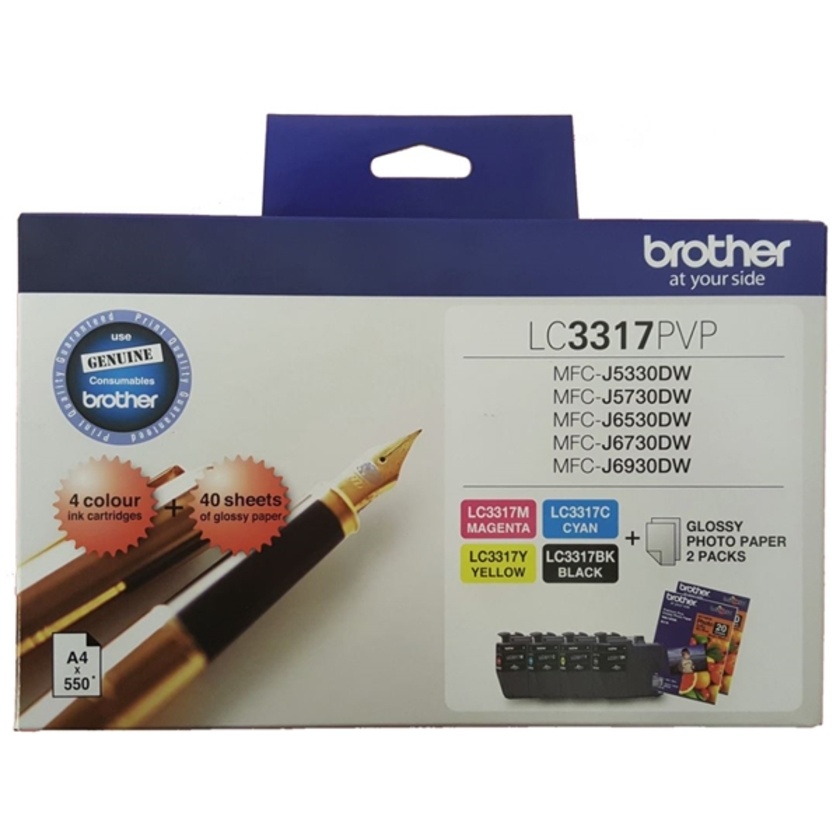 Brother LC3317PVP Ink Cartridge Photo Value Pack