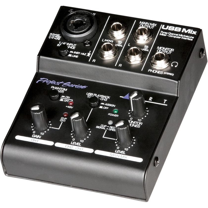 ART USB Mix 3-Channel Mixer and USB Audio Interface