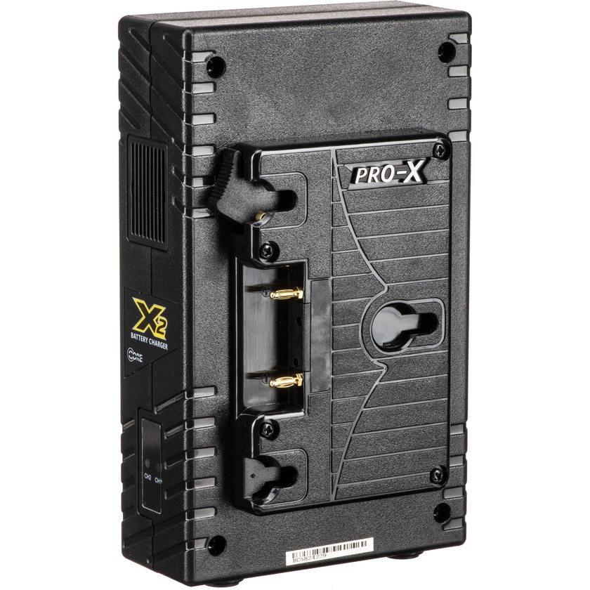 Core SWX X2A 2-Bay Vertical Gold Mount Battery Charger