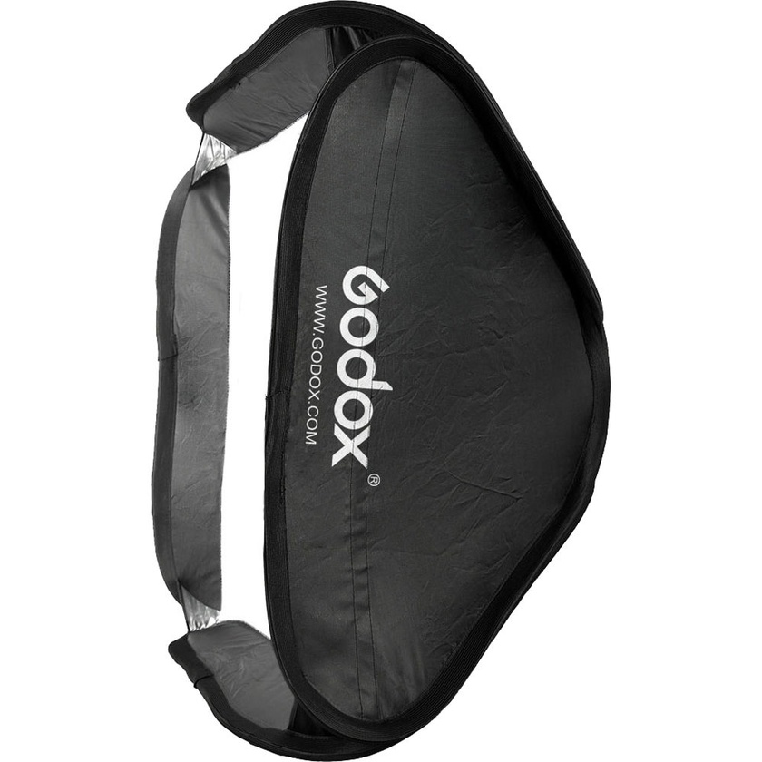 Godox S-Type Elinchrom Mount Flash Bracket with Softbox Kit (23.6 x 23.6")