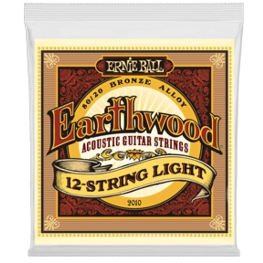 Ernie Ball Earthwood Light 12-String 80/20 Bronze Acoustic Guitar Strings - 9-46 Gauge