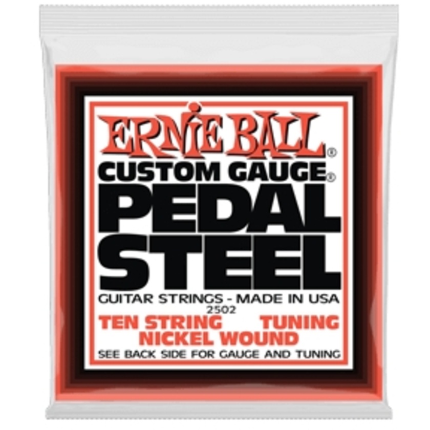 Ernie Ball Pedal Steel 10-string E9 Tuning Nickel Wound Electric Guitar Strings - 13-38 Gauge