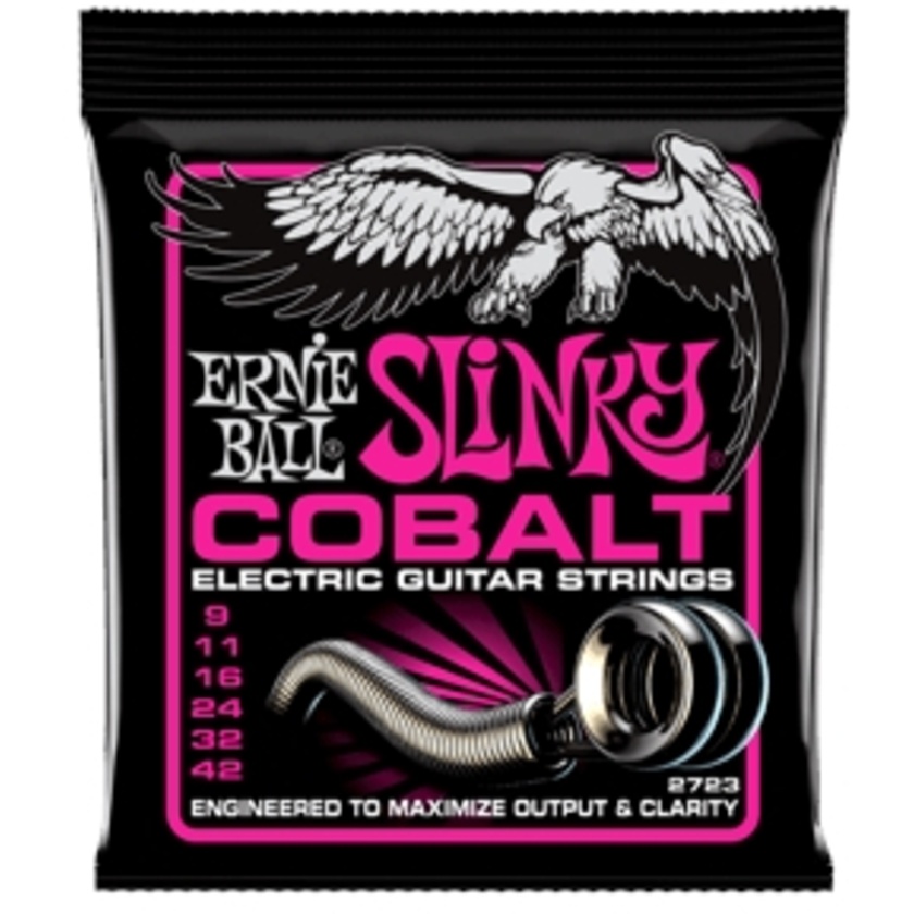 Ernie Ball Super Slinky Cobalt Electric Guitar Strings - 9-42 Gauge