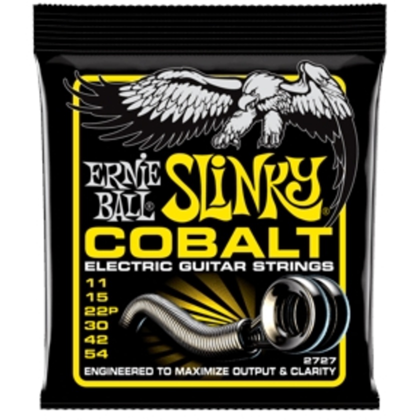 Ernie Ball Beefy Slinky Cobalt Electric Guitar Strings - 11-54 Gauge