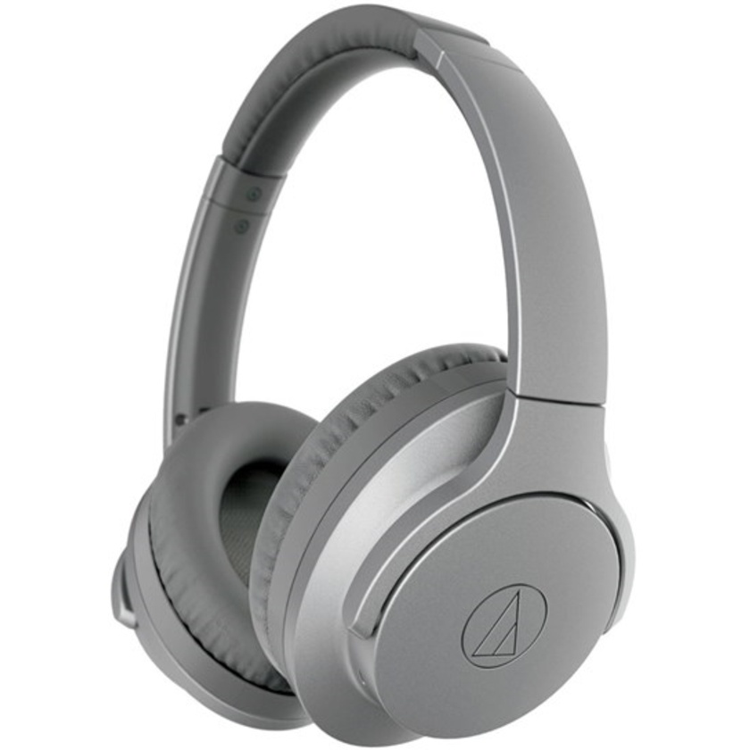 Audio-Technica QuietPoint Active Noise-Canceling Headphones (Grey)