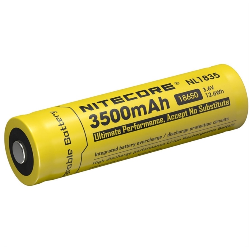 NITECORE NL1835 Li-Ion Rechargeable Battery 18650 (3.6V, 3500mAh) - Open Box Special