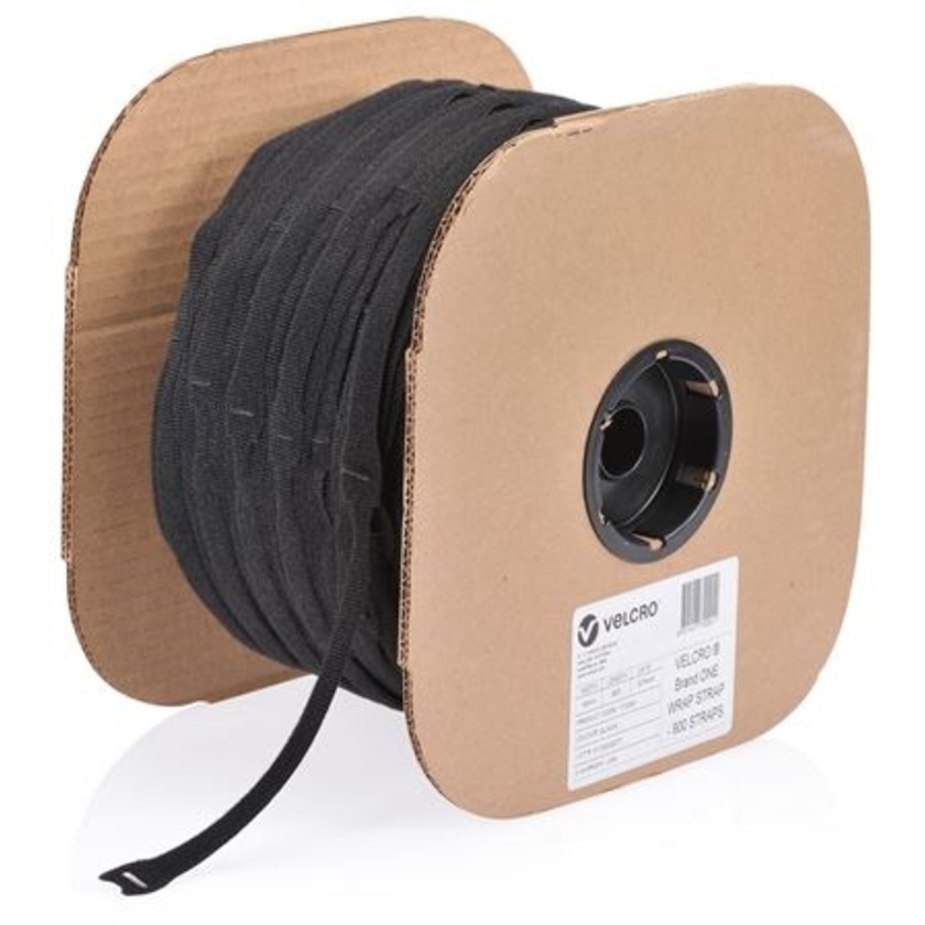 VELCRO One-Wrap Roll of 900 19mm x 200mm Pre-Sized Ties