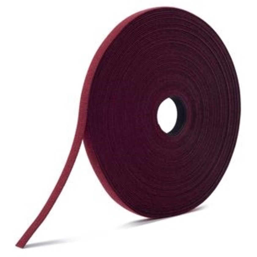 VELCRO One-Wrap 12.5mm Continuous 22.8m Fire Retardant Cable Roll (Cranberry)