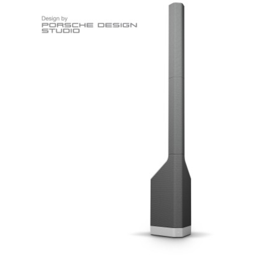 LD Systems P900G Powered Column PA System by Porsche Design Studio in Platinum Grey