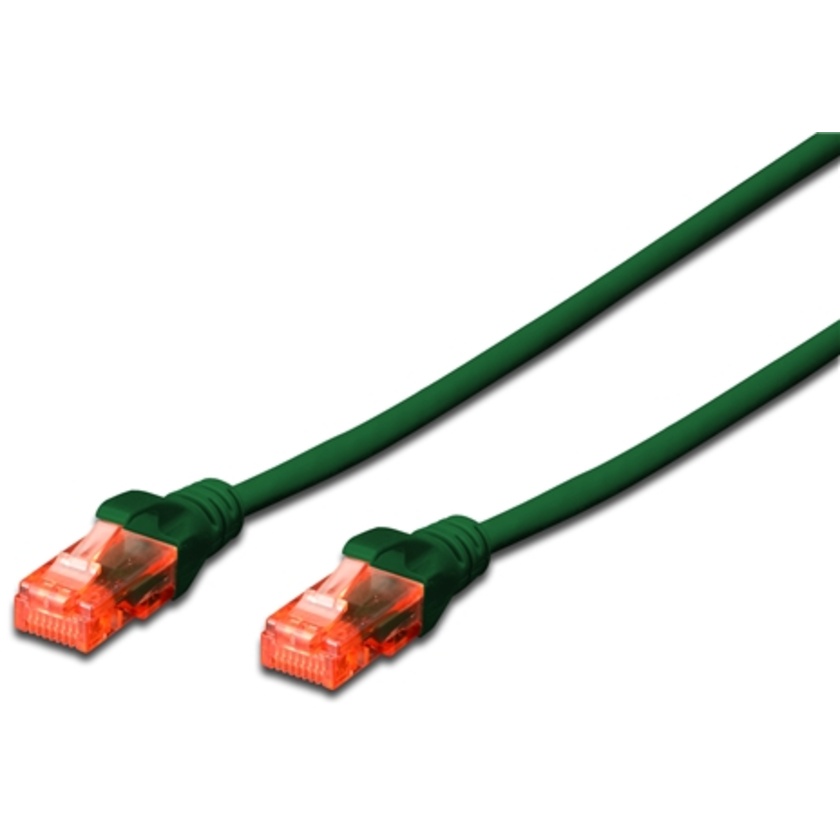 Digitus UTP CAT6 Green Patch Lead 0.5m