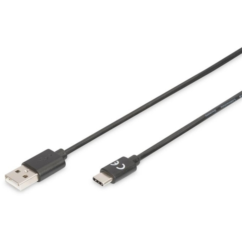 Digitus USB 3.1 Type-C PD (M) to USB Type A (M) Connection Cable 1.8m