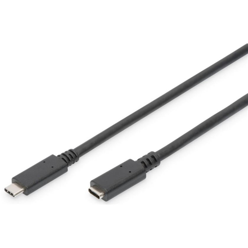 Digitus USB Type-C Gen 2 (M) to USB Type-C (F) 0.7m Connection Cable