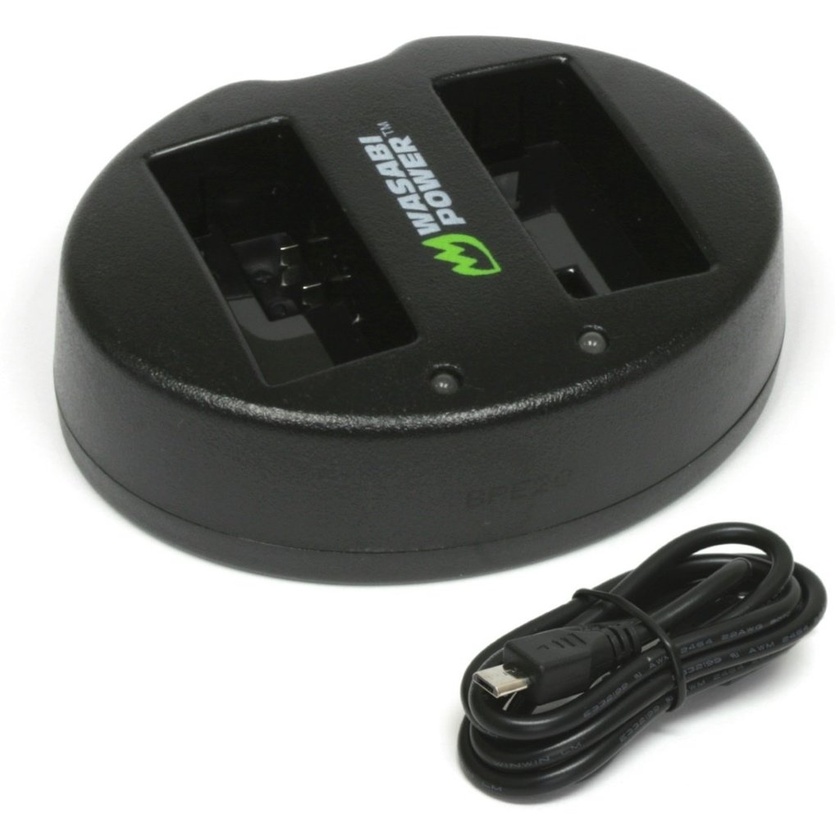 Wasabi Power Dual USB Battery Charger For Canon LP-E8, LC-E8, LC-E8E, LC-E8C